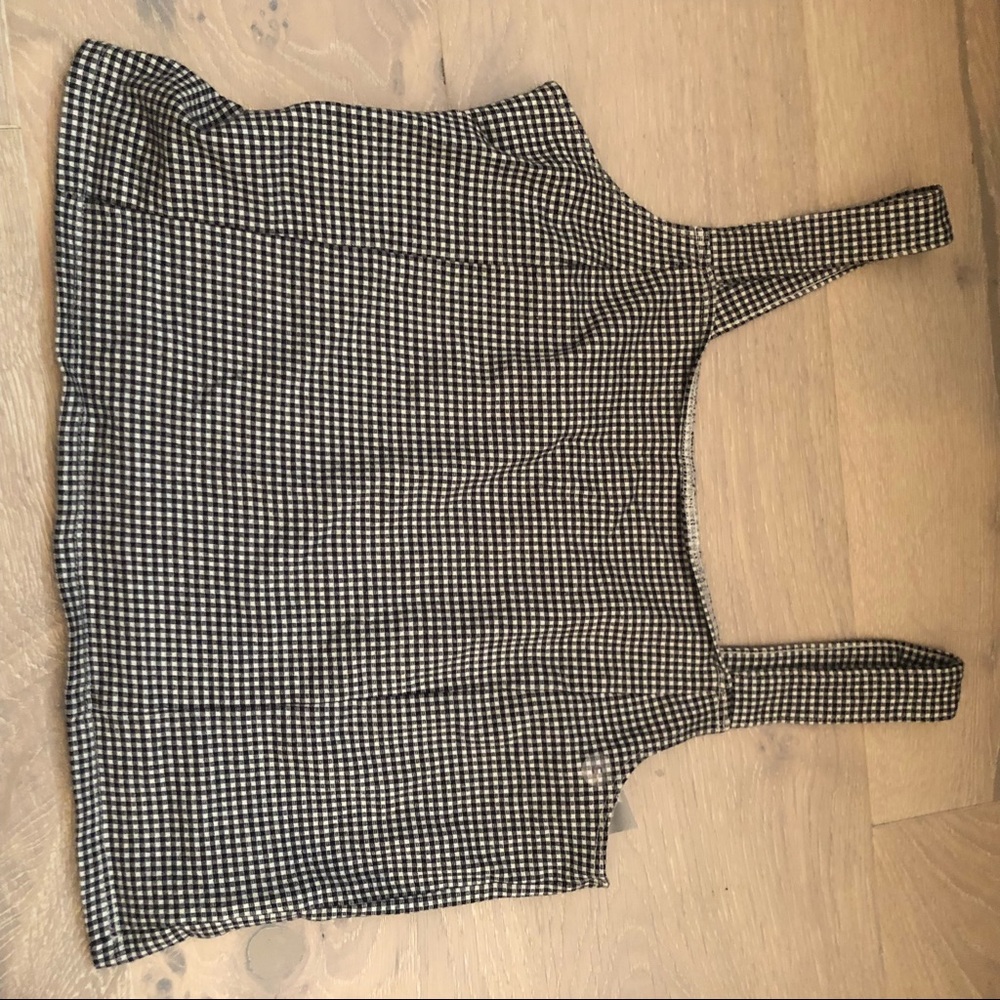 Gingham tank top